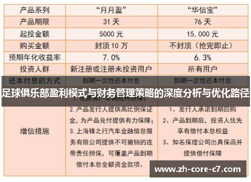 足球俱乐部盈利模式与财务管理策略的深度分析与优化路径